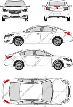 Opel Insignia berlina, 2014–2017 (Opel_360)