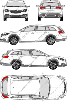 Opel Insignia Country Tourer break, 2014–2018 (Opel_363)