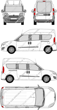 Opel Combo Combi van/transporter, 2013–2018 (Opel_365)