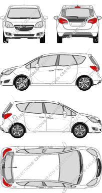 Opel Meriva break, actuel (depuis 2014) (Opel_372)