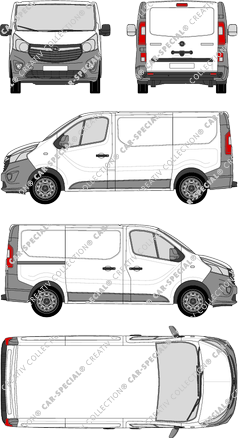 Opel Vivaro furgone, 2014–2019 (Opel_379)