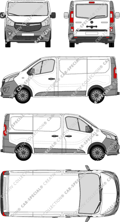 Opel Vivaro furgone, 2014–2019 (Opel_381)