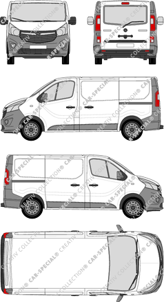 Opel Vivaro furgone, 2014–2019 (Opel_382)