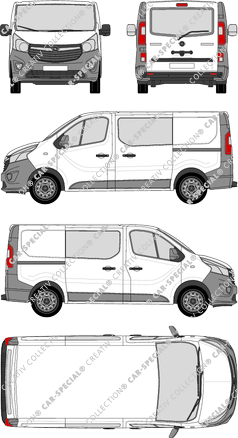 Opel Vivaro furgone, 2014–2019 (Opel_384)