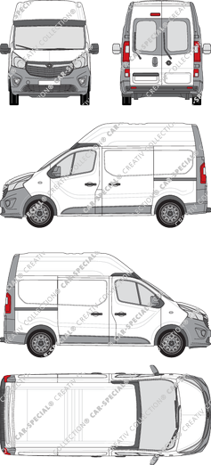 Opel Vivaro, 2014–2019 (Opel_388)