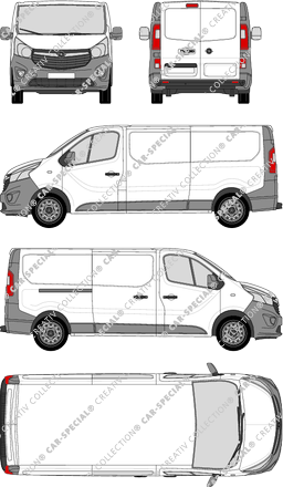 Opel Vivaro Kastenwagen, 2014–2019 (Opel_391)