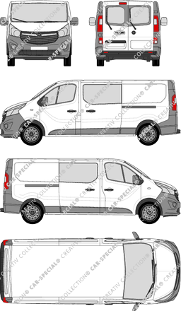 Opel Vivaro furgone, 2014–2019 (Opel_396)