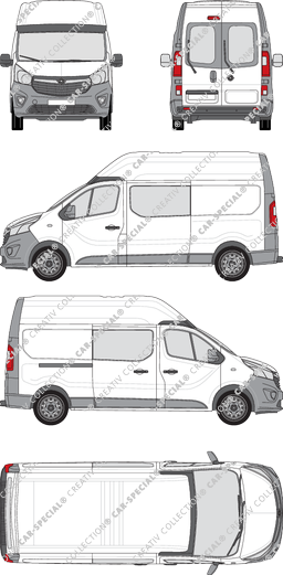 Opel Vivaro, 2014–2019 (Opel_407)