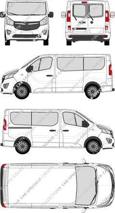 Opel Vivaro Combi, 2014–2019 (Opel_409)