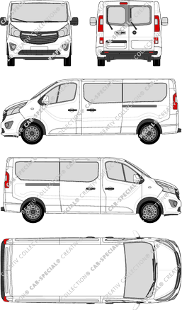 Opel Vivaro Combi minibus, 2014–2019 (Opel_412)