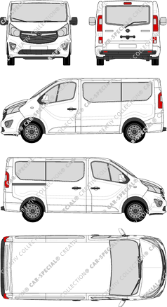 Opel Vivaro Combi, 2014–2019 (Opel_413)