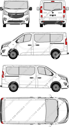 Opel Vivaro Combi, 2014–2019 (Opel_414)