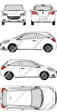 Opel Corsa, 2015–2019 (Opel_420)