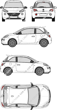 Opel Adam Kombilimousine, attuale (a partire da 2015) (Opel_424)