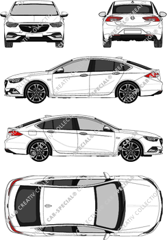 Opel Insignia Grand Sport, Hayon, 5 Doors (2017)