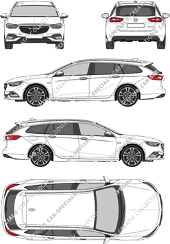 Opel Insignia Sports Tourer, Sports Tourer, 5 Doors (2017)