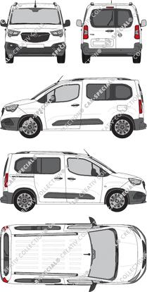 Opel Combo furgone, 2018–2023 (Opel_447)