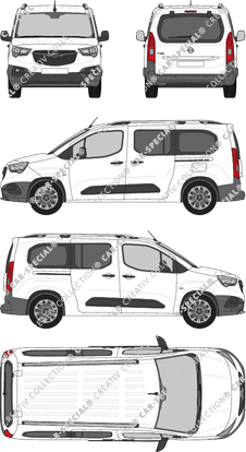 Opel Combo fourgon, 2018–2023 (Opel_450)