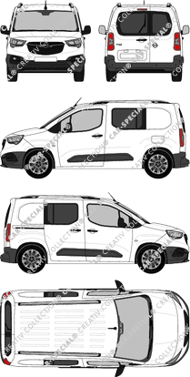 Opel Combo van/transporter, 2018–2023 (Opel_455)