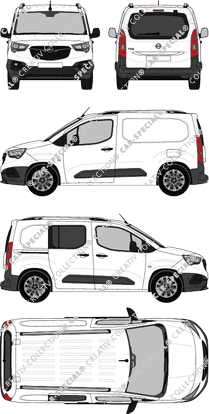 Opel Combo fourgon, 2018–2023 (Opel_461)