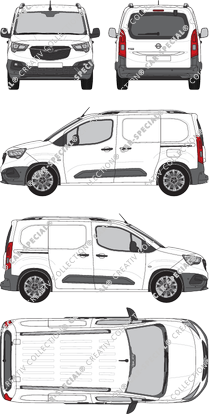 Opel Combo van/transporter, 2018–2023 (Opel_470)