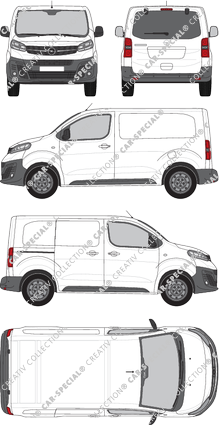 Opel Vivaro Cargo, furgone, S, vitre arrière, Rear Flap, 1 Sliding Door (2019)