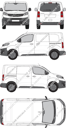 Opel Vivaro Cargo, van/transporter, S, rear window, Rear Flap, 2 Sliding Doors (2019)