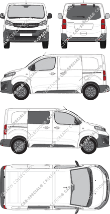 Opel Vivaro Cargo, furgone, S, Heck verglast, rechts teilverglast, Rear Flap, 2 Sliding Doors (2019)