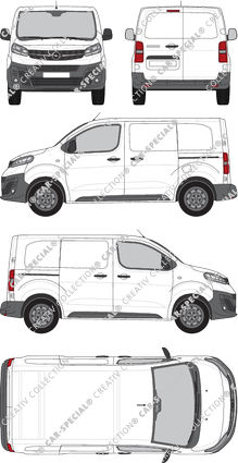 Opel Vivaro Cargo, furgone, S, Rear Wing Doors, 2 Sliding Doors (2019)