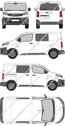 Opel Vivaro furgone, 2019–2023 (Opel_499)