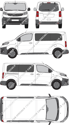 Opel Vivaro microbús, 2019–2023 (Opel_509)