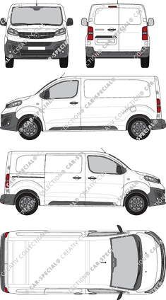 Opel Vivaro Cargo, furgone, M, Rear Wing Doors, 1 Sliding Door (2019)