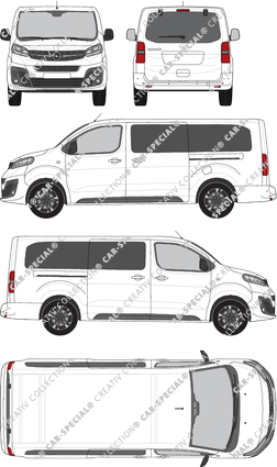 Opel Zafira Life, station wagon, L, Rear Flap, 2 Sliding Doors (2019)