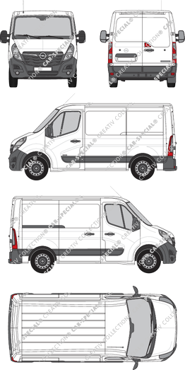 Opel Movano fourgon, 2019–2021 (Opel_553)