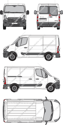 Opel Movano fourgon, 2019–2021 (Opel_555)