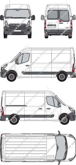 Opel Movano fourgon, 2019–2021 (Opel_563)