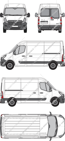 Opel Movano fourgon, 2019–2021 (Opel_564)