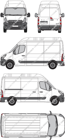 Opel Movano fourgon, 2019–2021 (Opel_565)