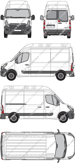 Opel Movano fourgon, 2019–2021 (Opel_567)