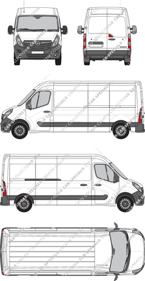 Opel Movano fourgon, 2019–2021 (Opel_569)