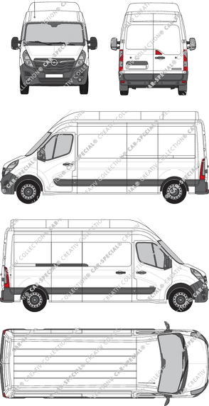 Opel Movano furgone, 2019–2021 (Opel_573)