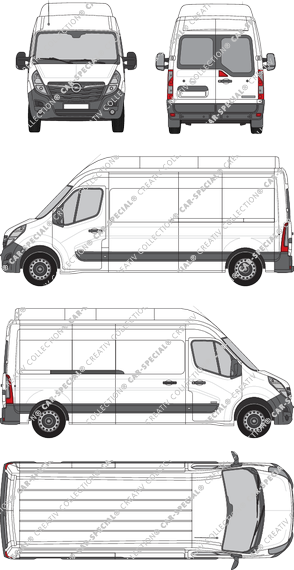 Opel Movano furgone, 2019–2021 (Opel_575)