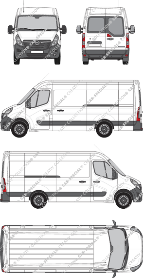 Opel Movano furgón, 2019–2021 (Opel_580)