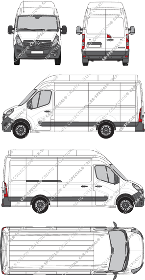 Opel Movano fourgon, 2019–2021 (Opel_581)