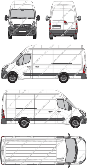 Opel Movano fourgon, 2019–2021 (Opel_582)