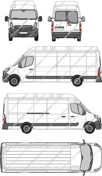 Opel Movano fourgon, 2019–2021 (Opel_591)