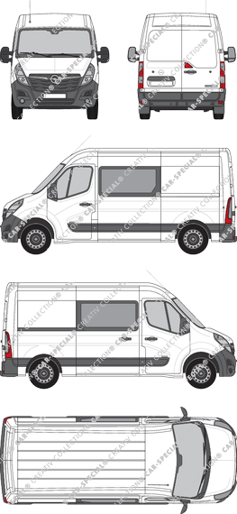 Opel Movano fourgon, 2019–2021 (Opel_601)