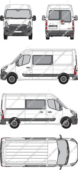 Opel Movano fourgon, 2019–2021 (Opel_603)