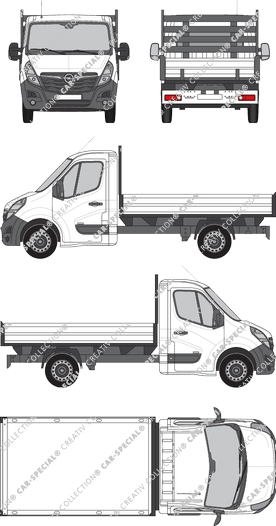 Opel Movano benne, 2019–2021 (Opel_625)