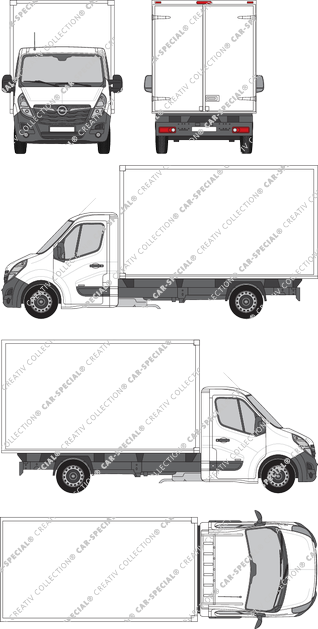 Opel Movano Box bodies, 2019–2021 (Opel_628)